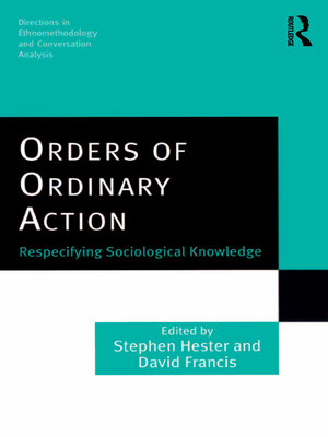 cover image of Orders of Ordinary Action